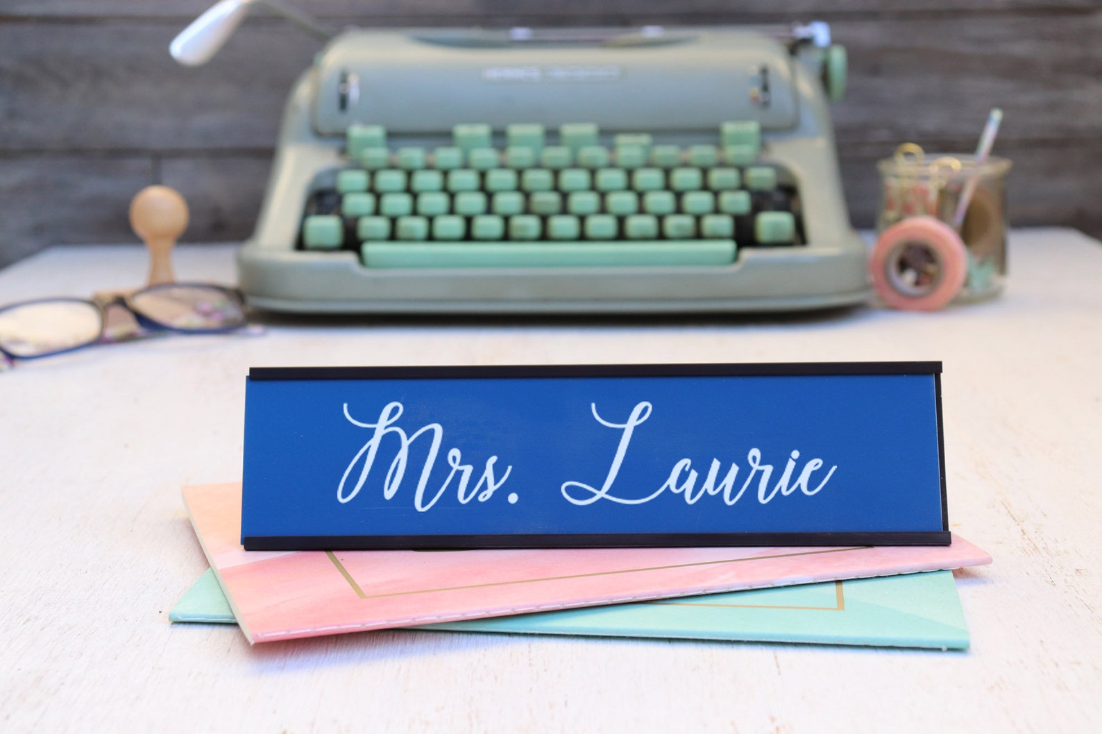 Personalized Name Plate Desk Name Plate Custom Name Plate Etsy