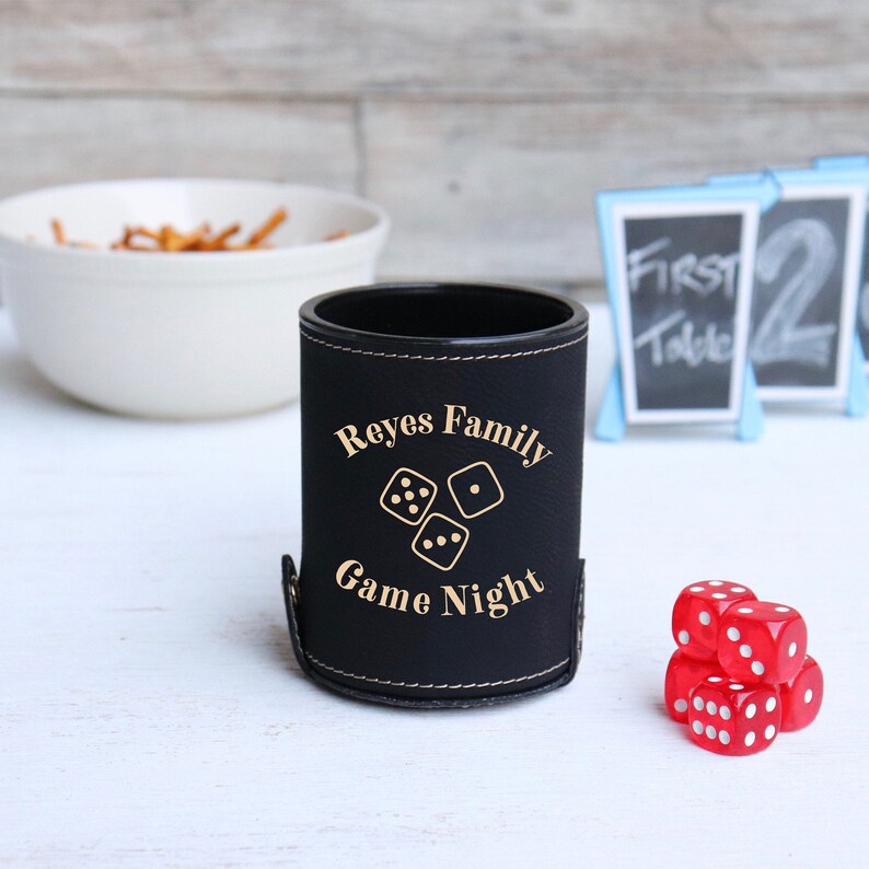 Personalized Dice Cup Custom Dice Cup Engraved Dice Cup Etsy