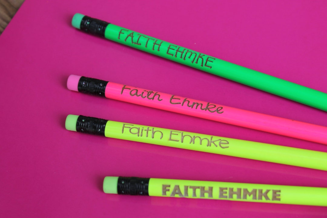 Personalized Pencils Custom Pencils, Pencil With Name, Engraved Pencils, Personalized Pencils