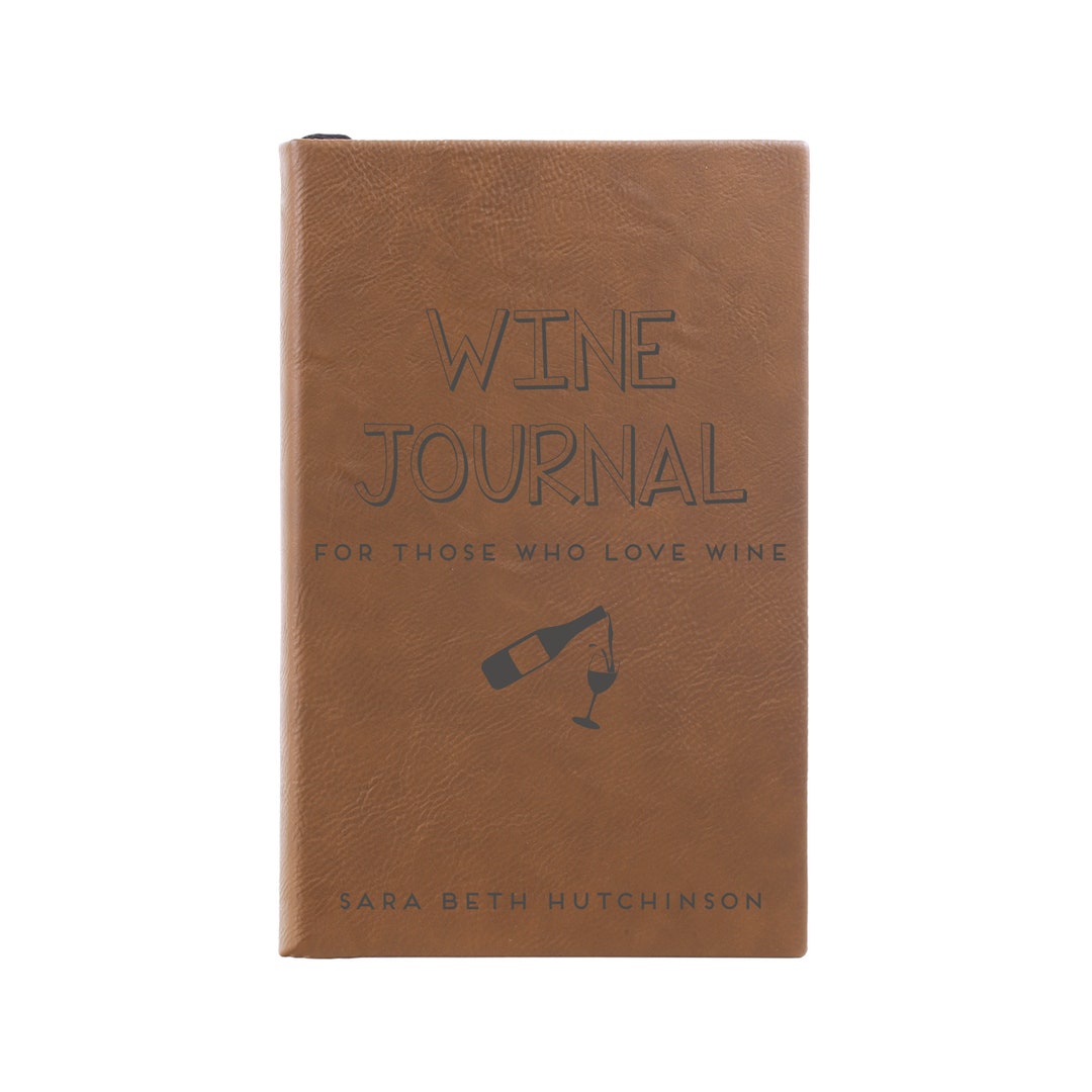Wine Journal, Leather Journal, Personalized Leather Journal, Wine