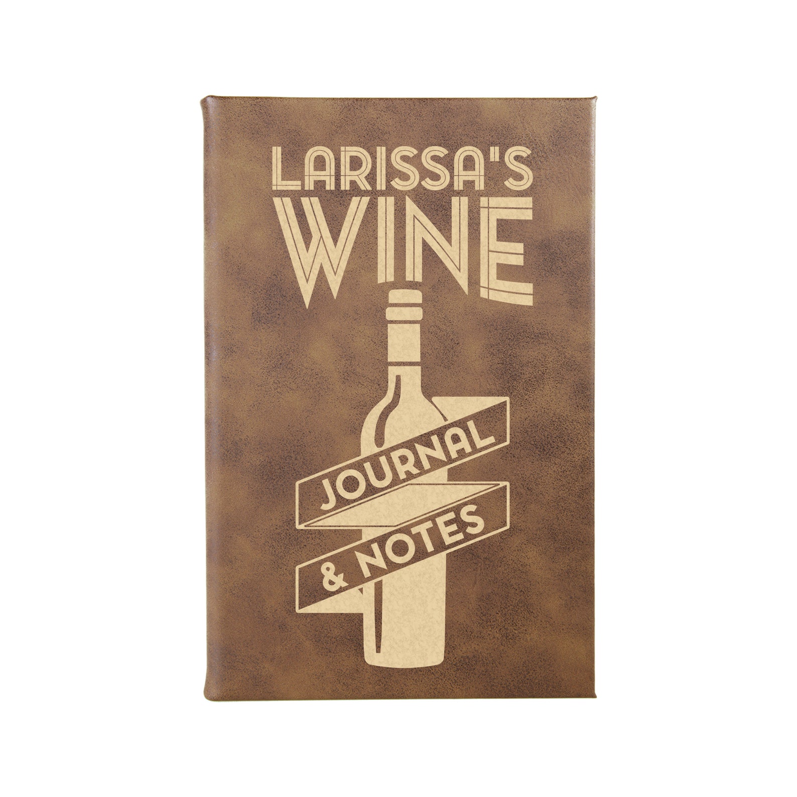Personalized Wine Journal Leather Journal Wine Journal Wine Etsy