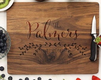 Cutting board, Custom Cutting Board,  Cutting Board, Engraved Cutting Board, Personalized gift, Wedding gift, Hostess gift --22027-CUTB-002