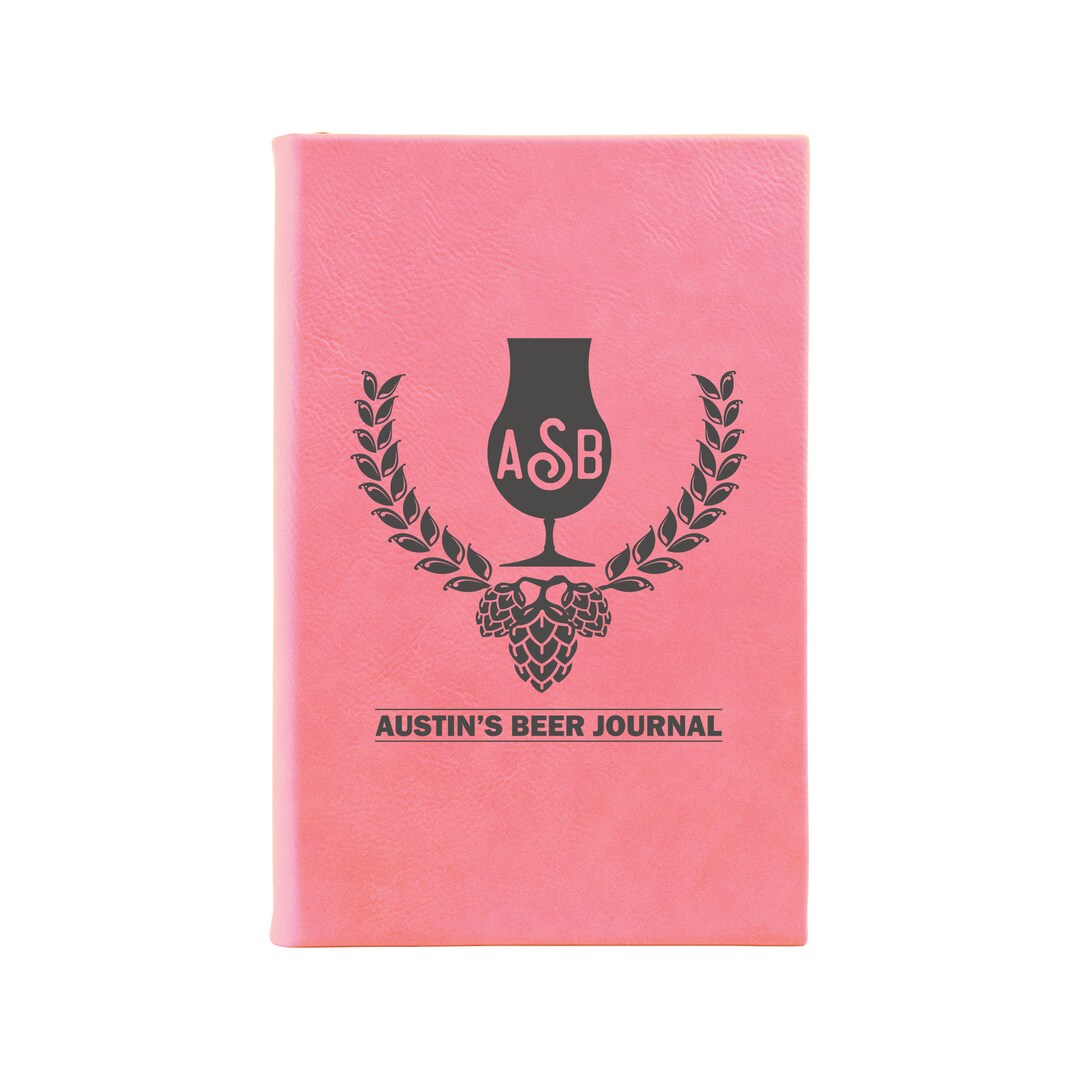 Personalized Beer Journal, Craft Beer, Handmade Beer, Home Brewers Log
