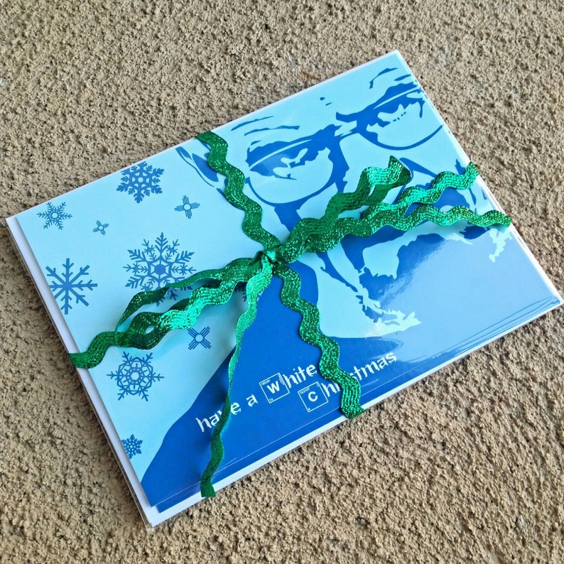 Happy Holidays Yo Heisenberg Walter White Have a White Christmas Jesse Breaking Bad Card Breaking Bad RV, Christmas Card