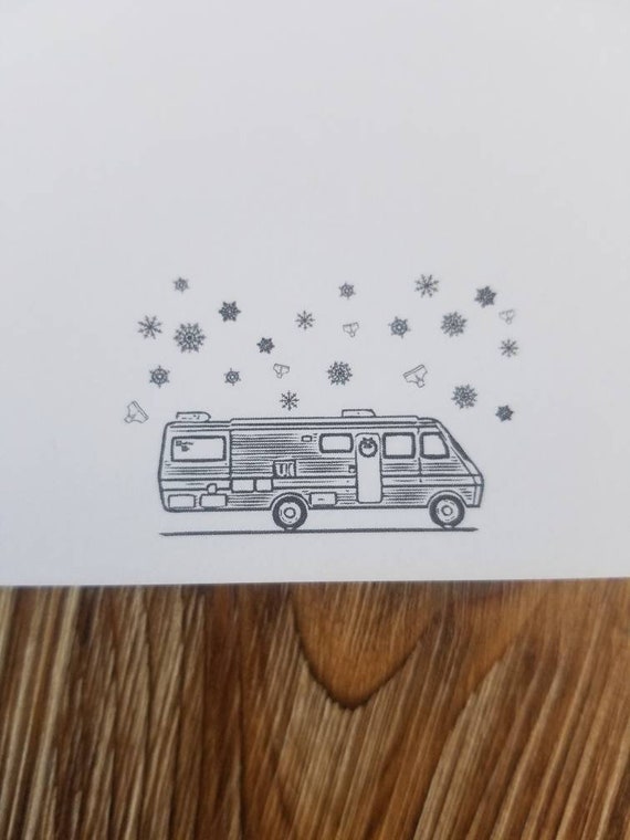 Happy Holidays Yo Heisenberg Walter White Have a White Christmas Jesse Breaking Bad Card Breaking Bad RV, Christmas Card