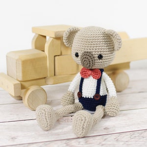 Crochet Koala Bear Pattern - Amigurumi Teddy Bear Crochet Pattern and Tutorial