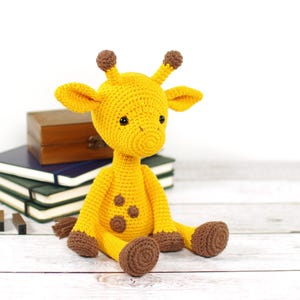 Amigurumi Giraffe Crochet Pattern and Tutorial with Step-by-Step Photos - Printable PDF Pattern in English