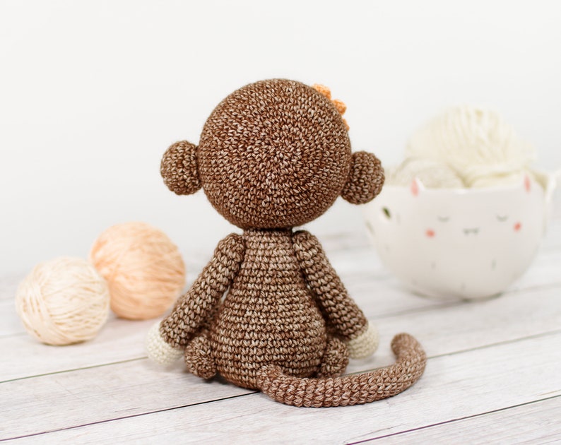 Amigurumi Monkey Crochet Pattern Cute Monkey Pattern and Tutorial with Photos image 3
