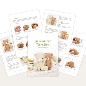 Amigurumi Teddy Bear Crochet Pattern - Beginner-Friendly DIY Stuffed Animal Tutorial image 10