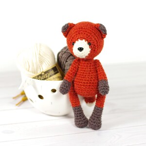 Crochet Fox Pattern Amigurumi Crochet Pattern with Step-by-Step Photos PDF in English image 3