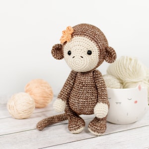 Amigurumi Monkey Crochet Pattern Cute Monkey Pattern and Tutorial with Photos image 5