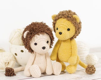 Amigurumi Lion Crochet Pattern (PDF in English)