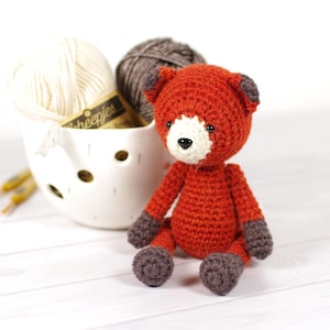 Crochet Fox Pattern - Amigurumi Crochet Pattern with Step-by-Step Photos - PDF in English