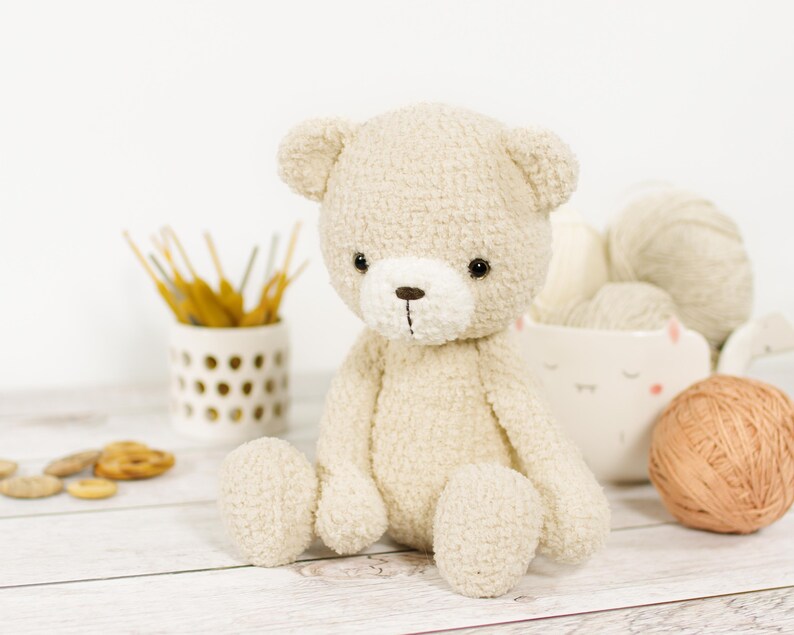 Amigurumi Teddy Bear Crochet Pattern - Beginner-Friendly DIY Stuffed Animal Tutorial image 6