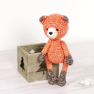 Amigurumi Fox Crochet Pattern - Amigurumi Pattern and Tutorial with Step-by-Step Photos - PDF in English