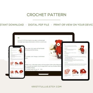 Crochet Fox Pattern Amigurumi Crochet Pattern with Step-by-Step Photos PDF in English image 10