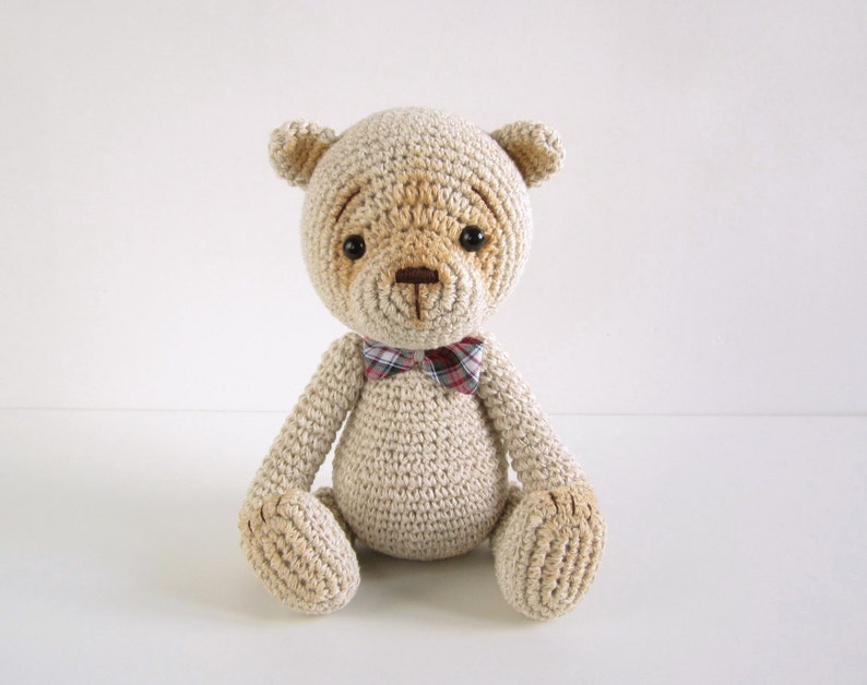 PATTERN: Classic Teddy Bear 4-way Jointed Amigurumi | Etsy