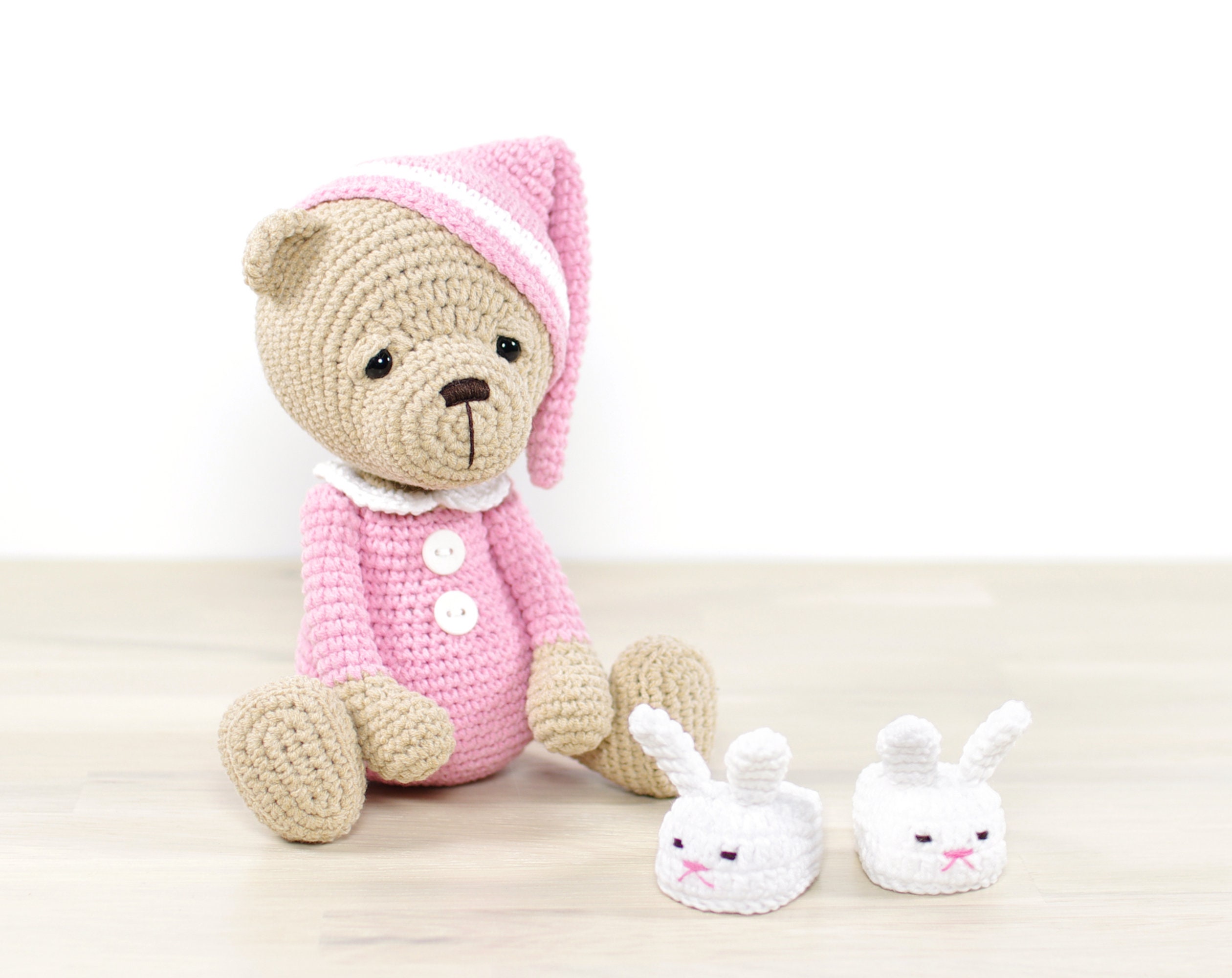 Amigurumi Teddy Bear Crochet Pattern Amigurumi Pattern and | Etsy