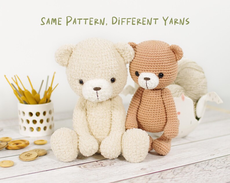 Amigurumi Teddy Bear Crochet Pattern - Beginner-Friendly DIY Stuffed Animal Tutorial image 5