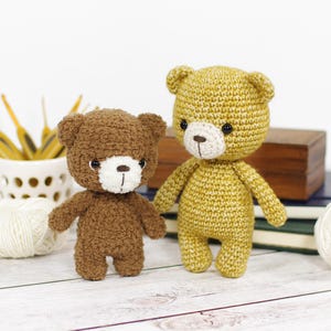 Crochet Pattern: Teddy Bear Family - Amigurumi Teddy Bear Crochet Pattern Bundle - Printable PDF in English