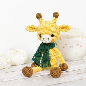 Giraffe Crochet Pattern Amigurumi Giraffe Pattern and Tutorial with Photos DIY Crochet Toy image 3