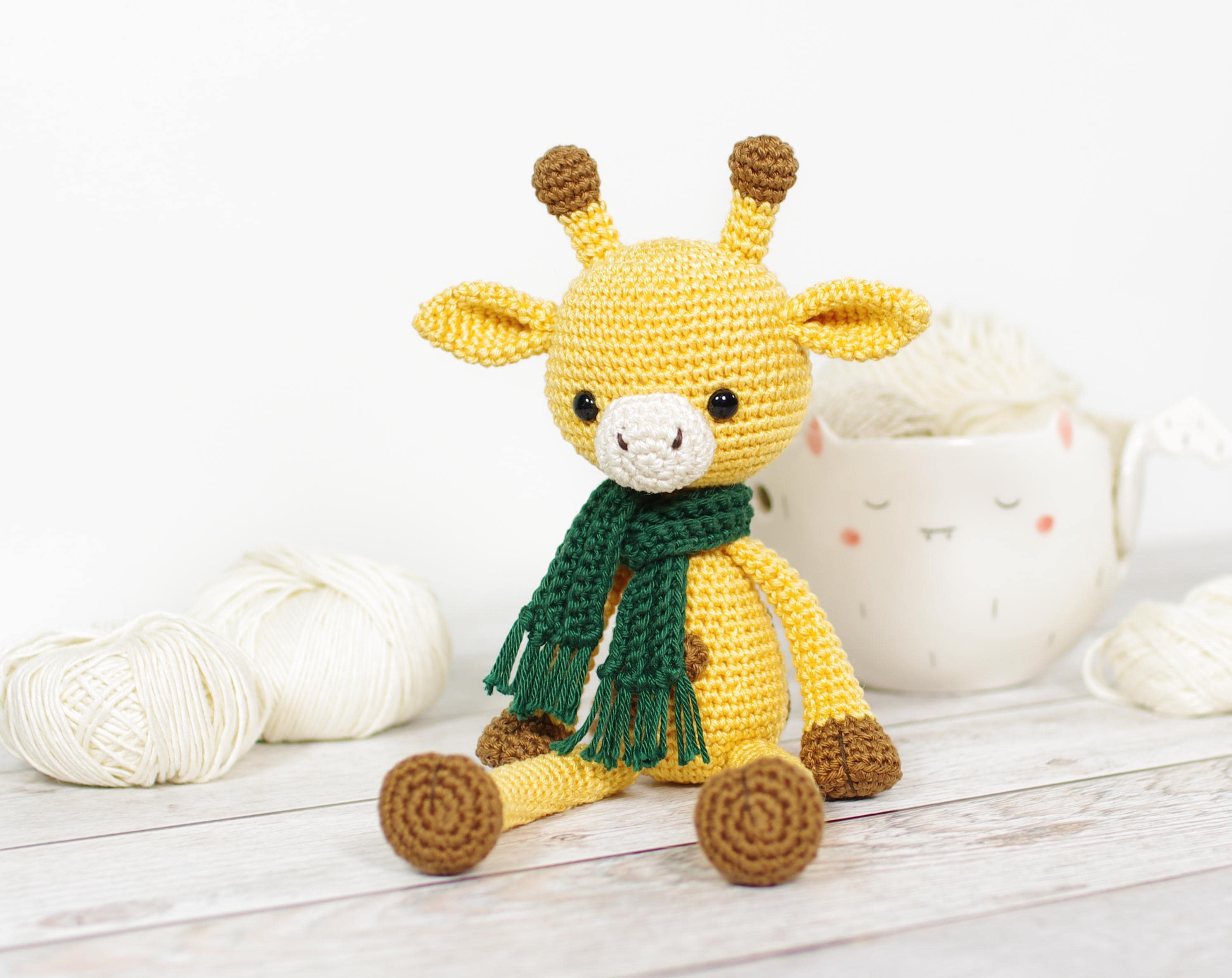 33 Crochet Stuffed Animals with Giraffes, Frogs, Pigs, and Cows 3 Giraffe Crochet Pattern DIY Amigurumi Stuffed Animal