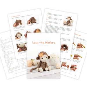 Amigurumi Monkey Crochet Pattern Cute Monkey Pattern and Tutorial with Photos image 9