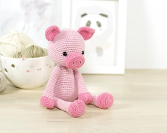 PATTERN: Pig - Amigurumi Piglet Crochet Pattern and Tutorial
