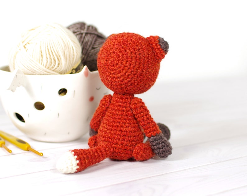 Crochet Fox Pattern Amigurumi Crochet Pattern with Step-by-Step Photos PDF in English image 2