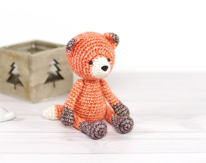 Crochet Fox Pattern Amigurumi Crochet Pattern with Step-by-Step Photos PDF in English image 5