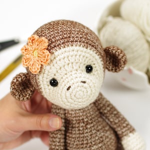 Amigurumi Monkey Crochet Pattern Cute Monkey Pattern and Tutorial with Photos image 6