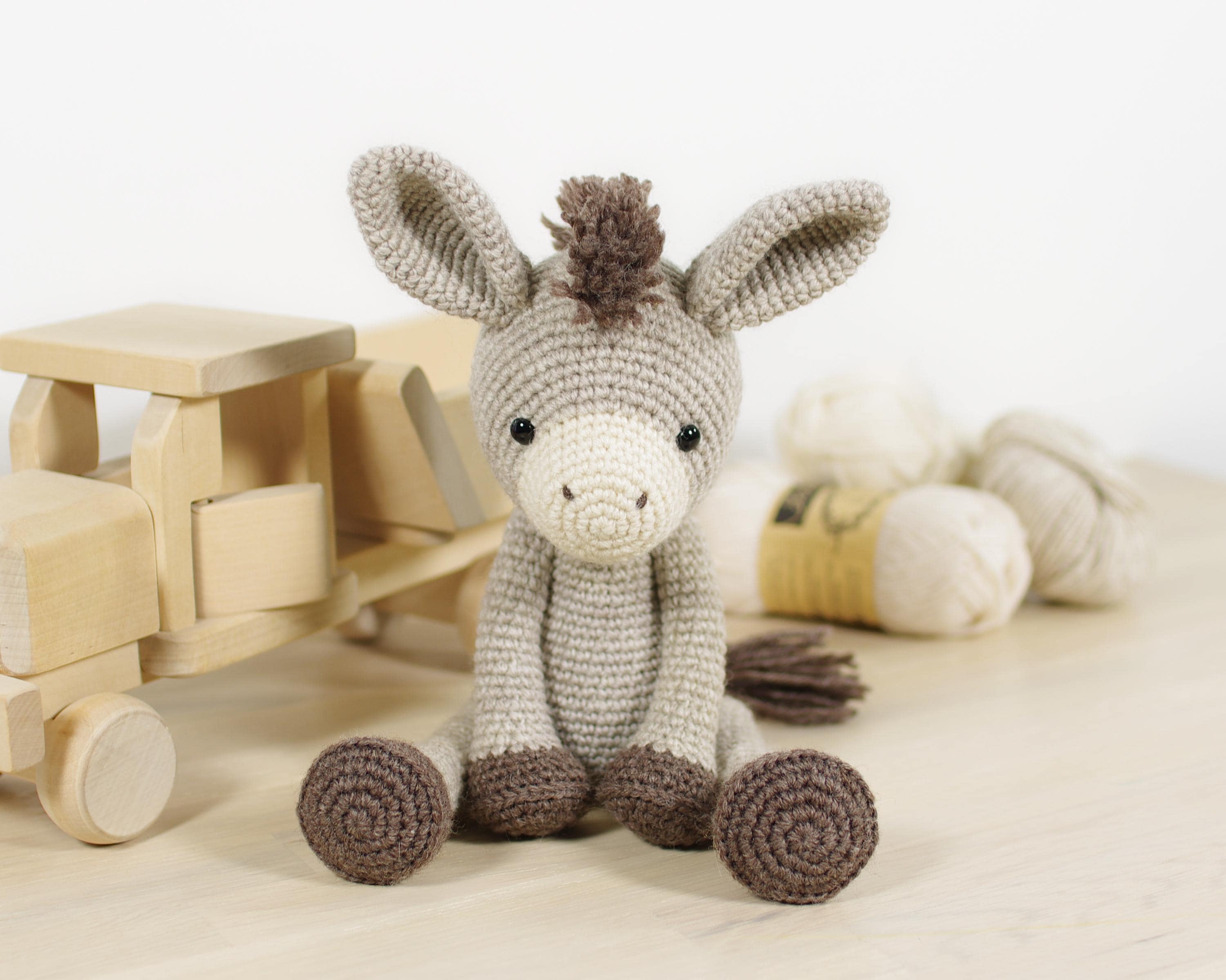 30 Donkey Crochet Patterns for Farm Animal Fans, Gifts, and Nursery Decor 12 Poseable Donkey Amigurumi Tutorial