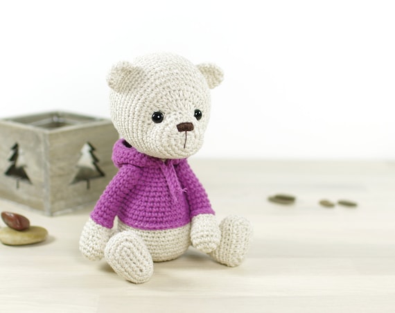 Crochet Bear Pattern - Amigurumi Teddy Bear Pattern and Tutorial - DIY Crochet Animals