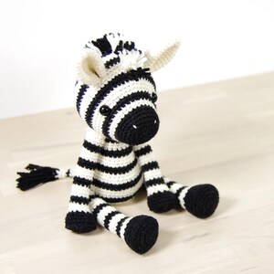 Crochet Zebra Pattern - Amigurumi Pattern and Tutorial with Photos - Printable PDF in English