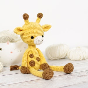 Giraffe Crochet Pattern Amigurumi Giraffe Pattern and Tutorial with Photos DIY Crochet Toy image 8