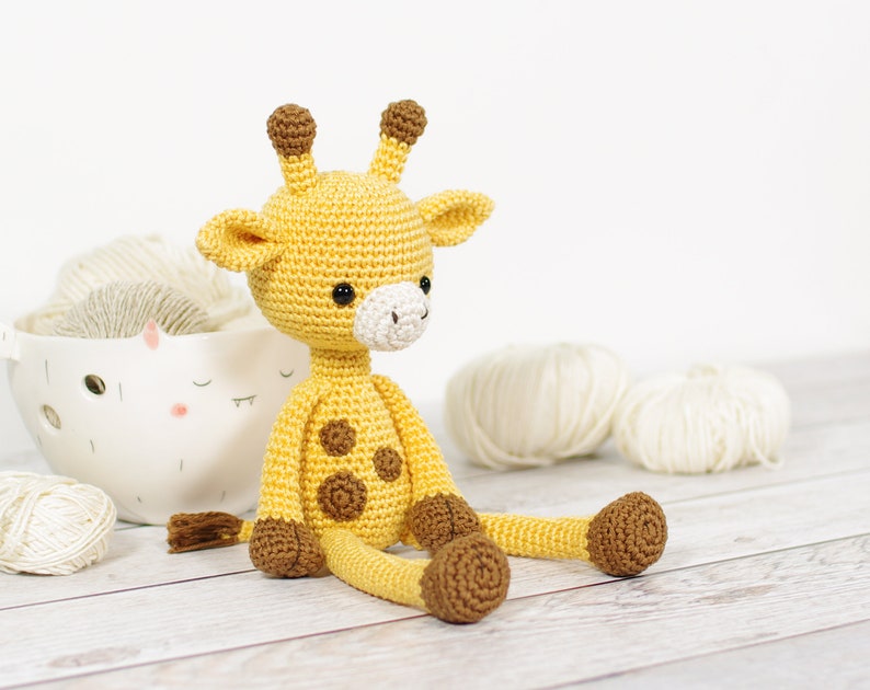 Giraffe Crochet Pattern Amigurumi Giraffe Pattern and Tutorial with Photos DIY Crochet Toy image 8