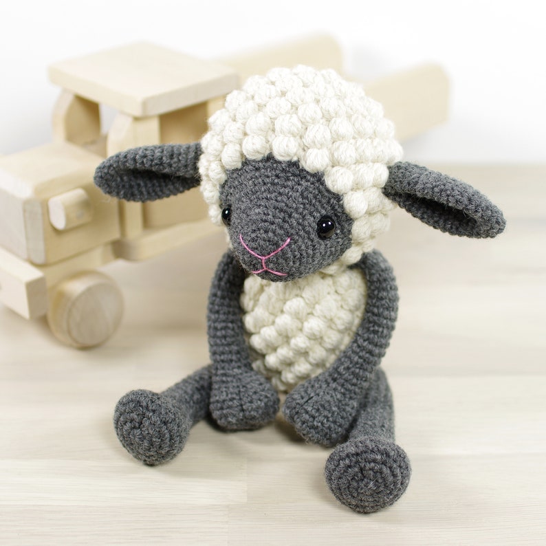 Sheep Crochet Pattern Amigurumi Lamb Crochet Pattern and Tutorial with Photos zdjęcie 3