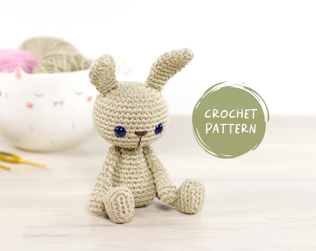 Small Bunny Crochet Pattern - Amigurumi Rabbit Tutorial With Step-by ...