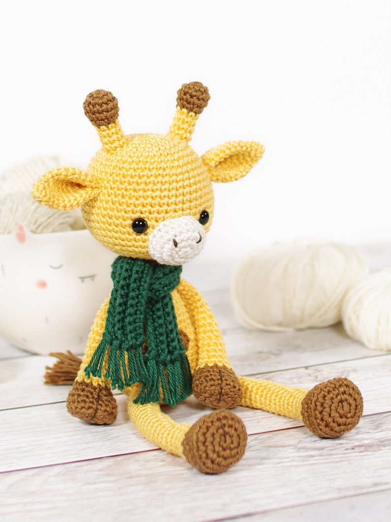 Giraffe Crochet Pattern Amigurumi Giraffe Pattern and Tutorial with Photos DIY Crochet Toy image 4