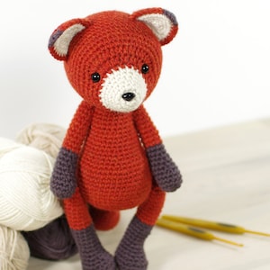 PATTERN: Red Fox Amigurumi Fox Pattern Crochet Tutorial With Photos EN ...