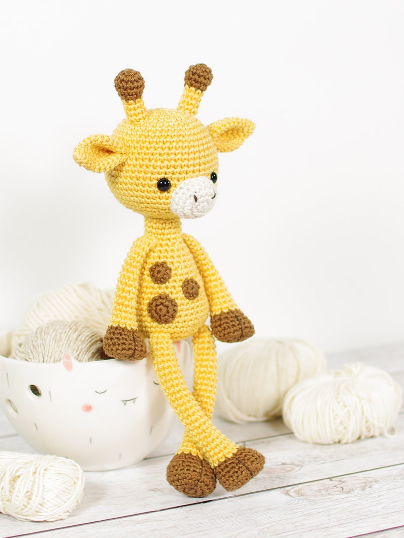 Giraffe Crochet Pattern Amigurumi Giraffe Pattern and Tutorial with Photos DIY Crochet Toy image 7