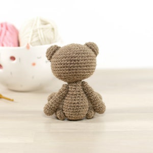 Crochet Teddy Bear Pattern Small Amigurumi Bear Pattern and Tutorial with Step-by-Step Photos PDF in English image 4