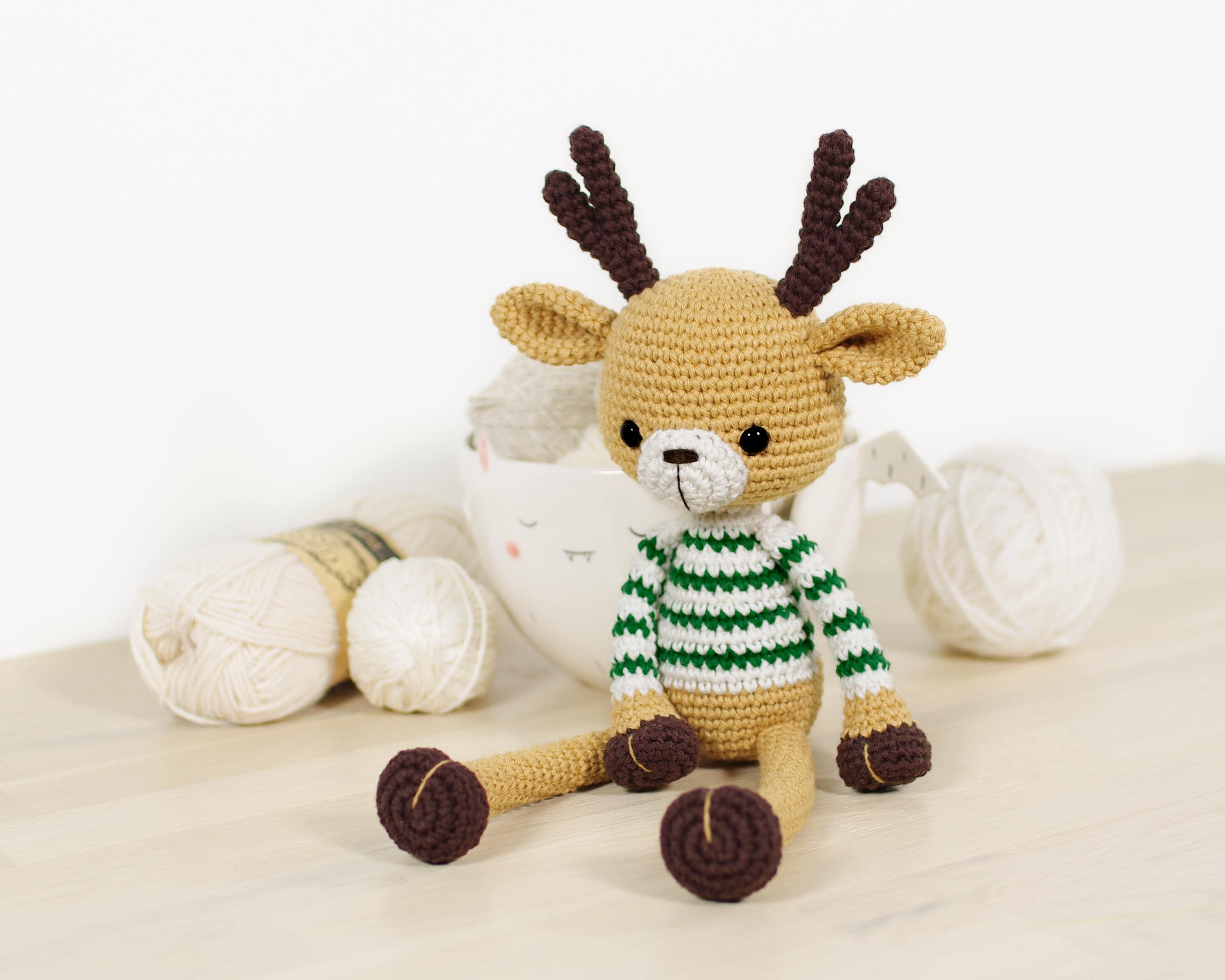 39 Deer Crochet Patterns for Woodland, Holiday, and Amigurumi Projects 3 Crochet Deer Pattern Woodland Animal Amigurumi