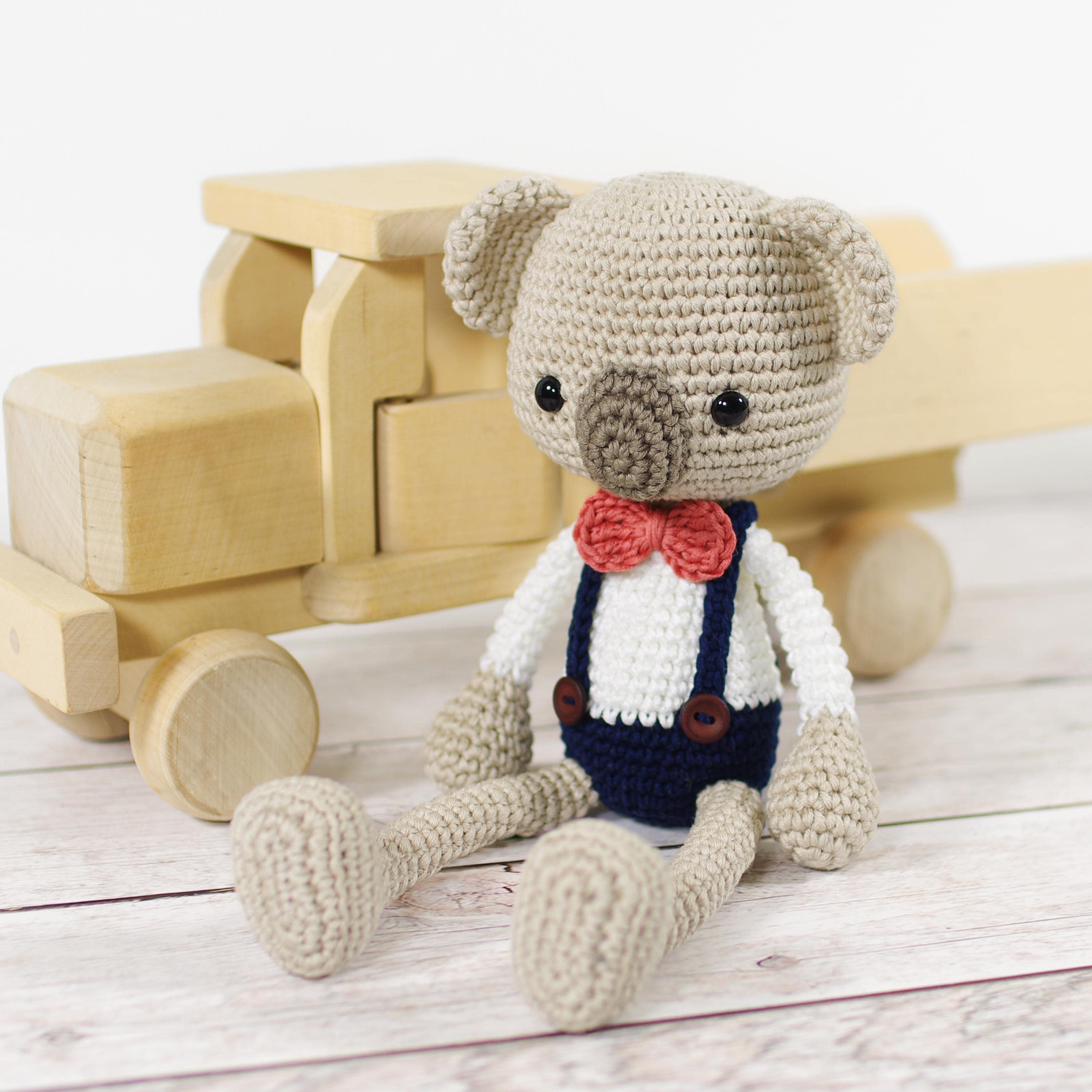 40 Koala Crochet Patterns for Amigurumi, Hats, Loveys, and Nursery Decor 8 Koala Bear Crochet