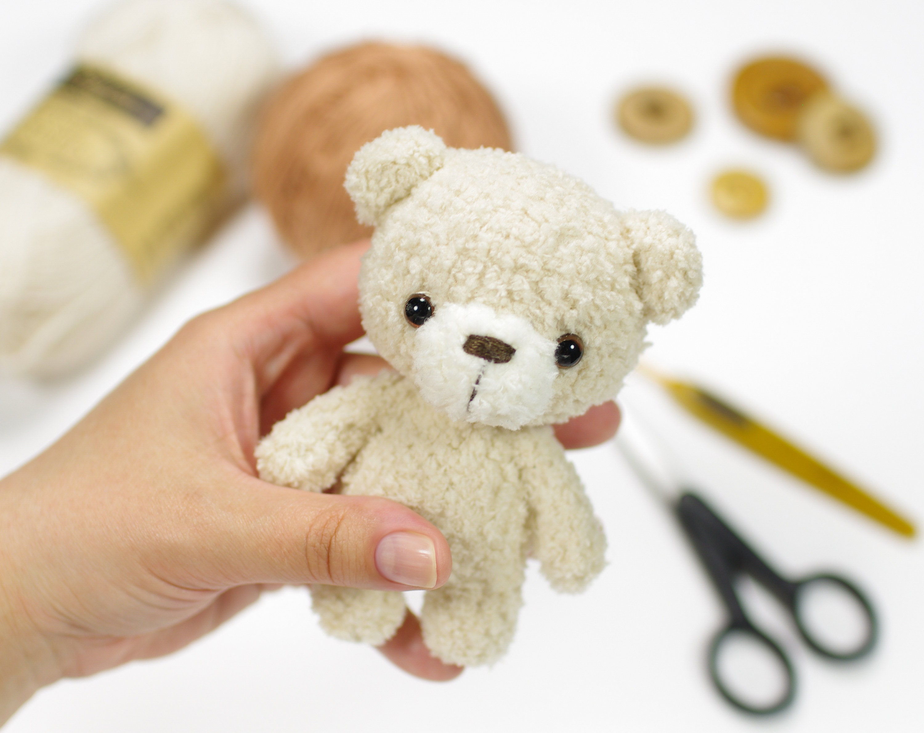 30 Tiny Amigurumi Patterns to Crochet, From Cats and Frogs to Mini Bundles 21 Tiny Teddy Bear Crochet Pattern