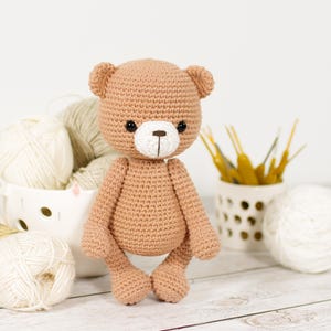 Amigurumi Teddy Bear Crochet Pattern - Beginner-Friendly DIY Stuffed Animal Tutorial image 2