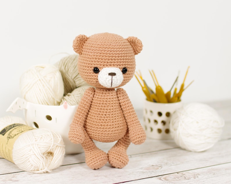 Amigurumi Teddy Bear Crochet Pattern - Beginner-Friendly DIY Stuffed Animal Tutorial image 2