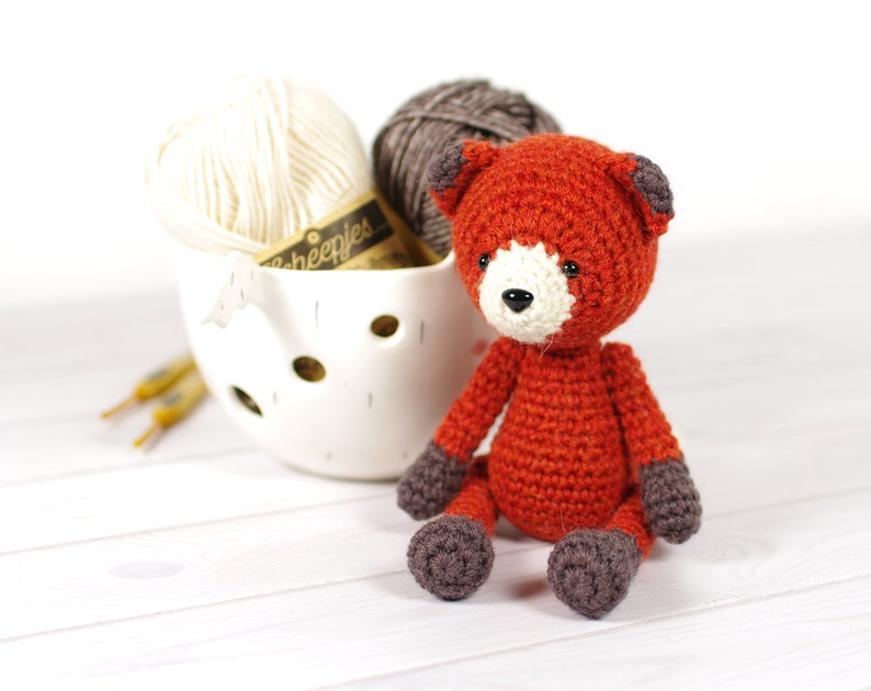 Crochet Fox Pattern Amigurumi Crochet Pattern with Step-by-Step Photos PDF in English image 4