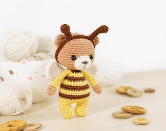 Crochet Bear Pattern - Amigurumi Teddy Bear Crochet Pattern (PDF in English)