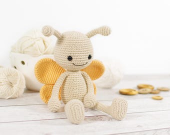 Amigurumi Butterfly Crochet Pattern (PDF in English)